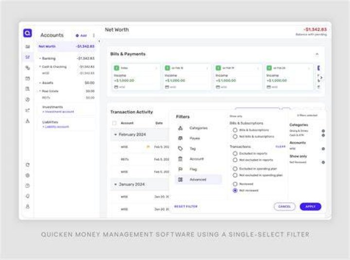 Movie search and filter interface