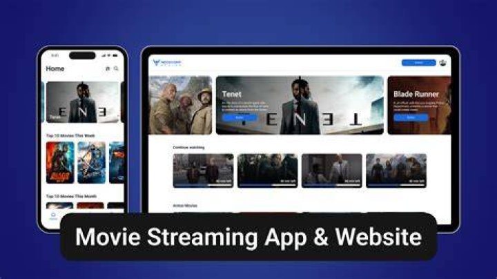 Movie selection interface on streaming platform