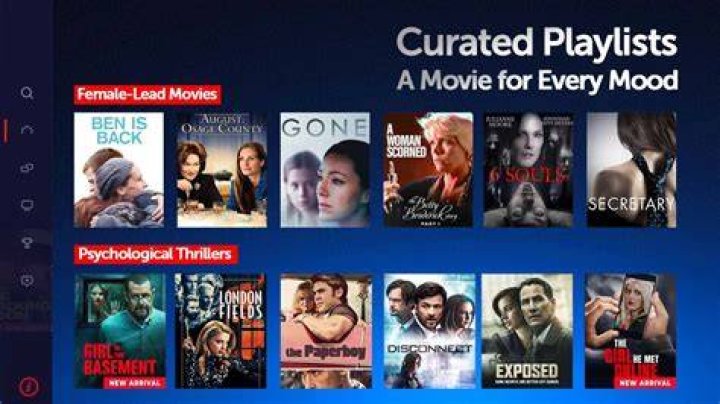 Streaming content library interface