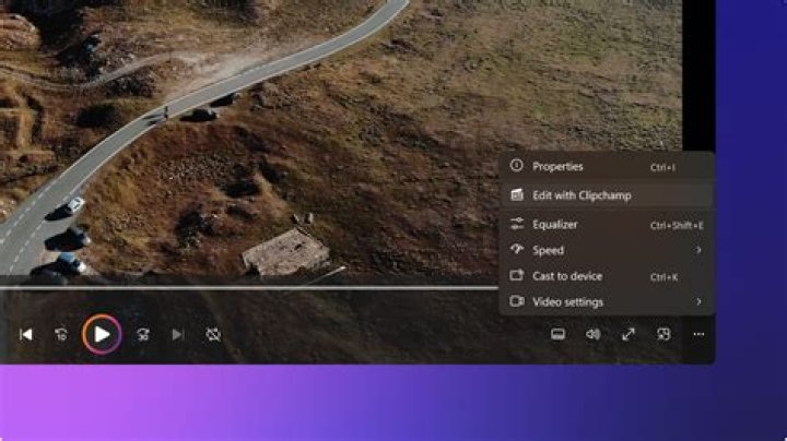 Video player with playback controls