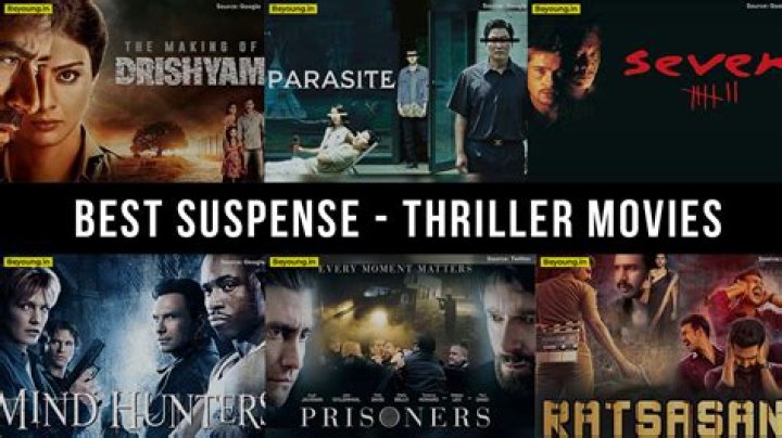 Suspenseful thriller movie scene